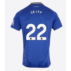 Leicester City Oliver Skipp #22 Hjemmebanetrøje 2024-25 Kort ærmer